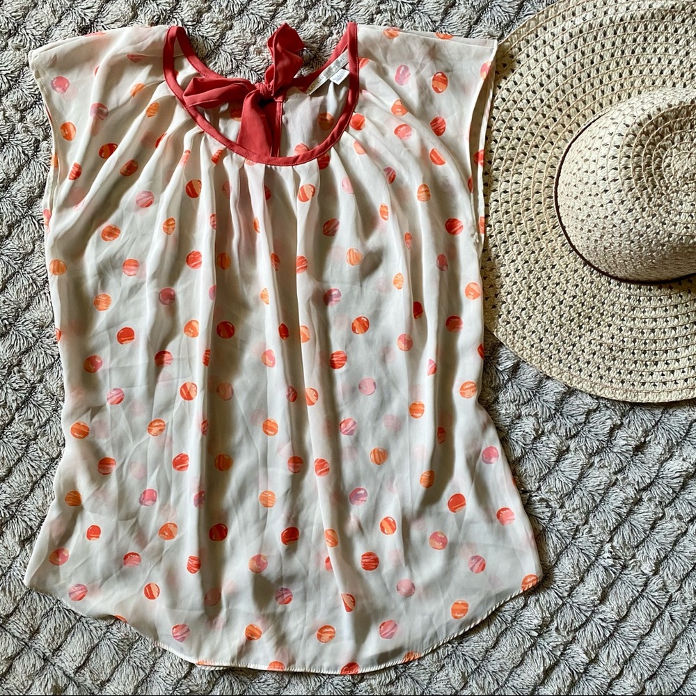 Lauren Conrad 🧡 Pleated Blouse